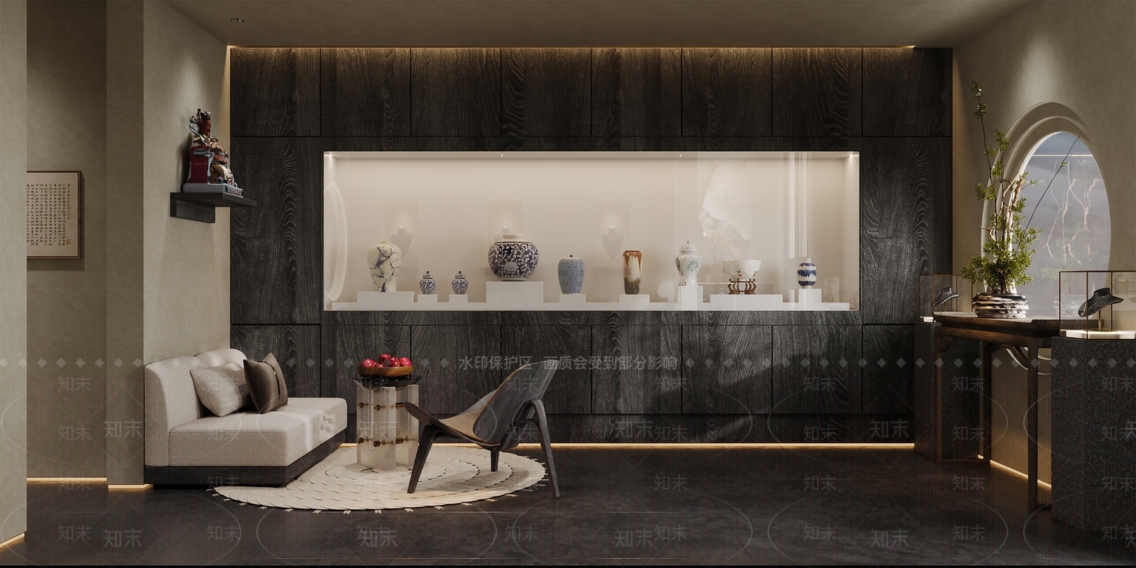 新中式中古风珠宝店3D模型下载【ID:1145865350】