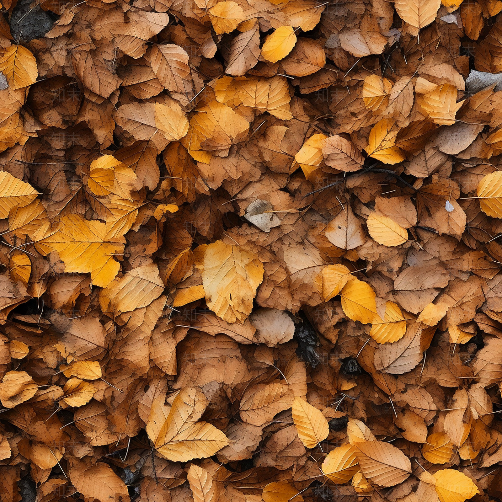 无缝秋季树林落叶地面贴图下载【ID:1145888890】