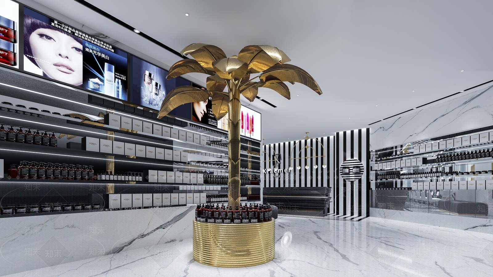 现代服装鞋店3D模型下载【ID:1145891926】