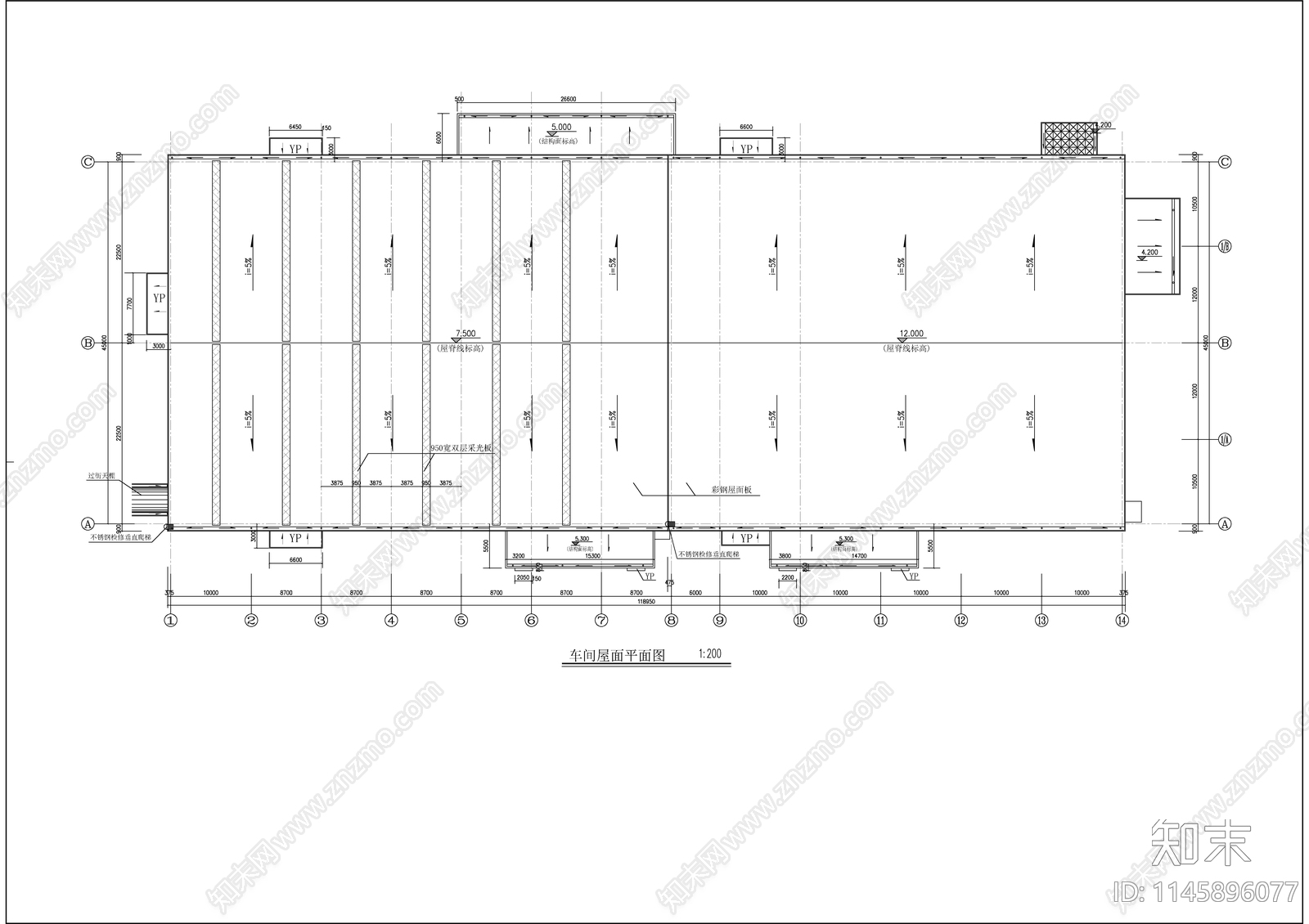 生产车间及餐厅建筑cad施工图下载【ID:1145896077】