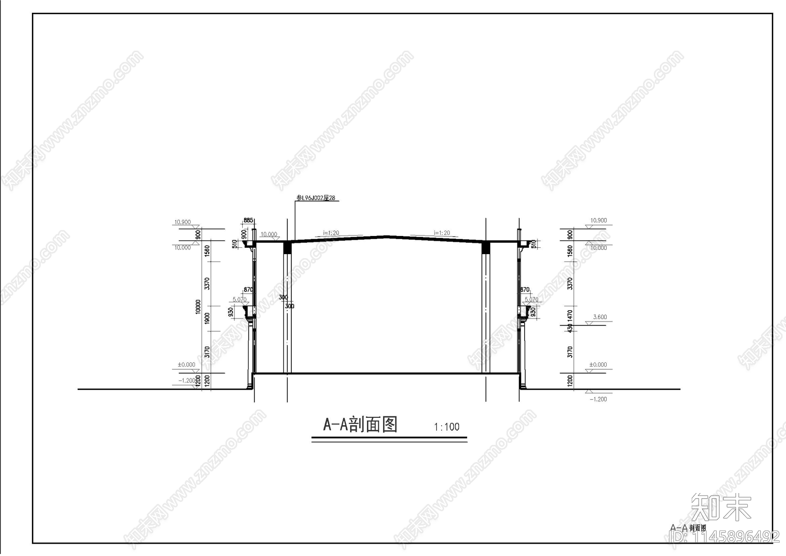 基督教堂建筑图纸施工图下载【ID:1145896492】