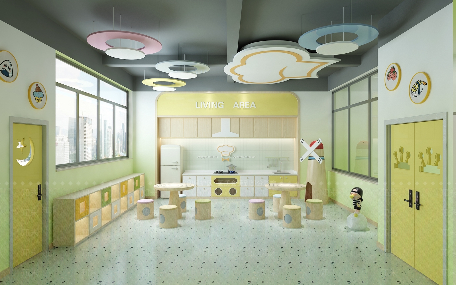 现代烘培室SU模型下载【ID:1145908553】