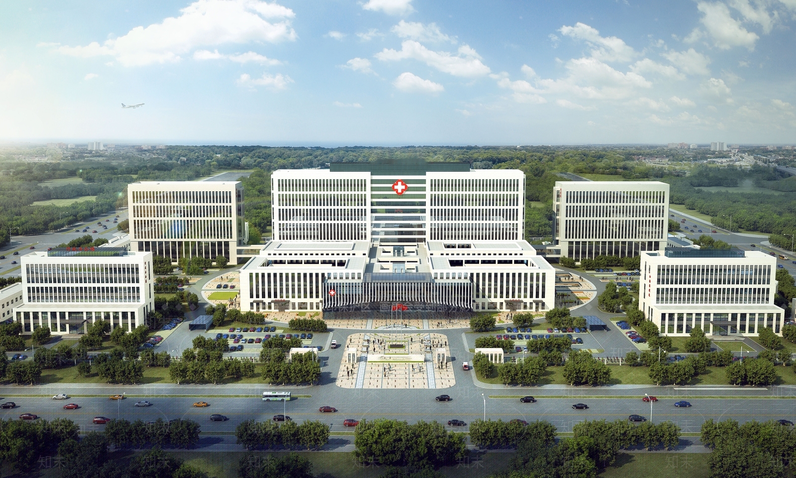 现代医院SU模型下载【ID:1145918307】