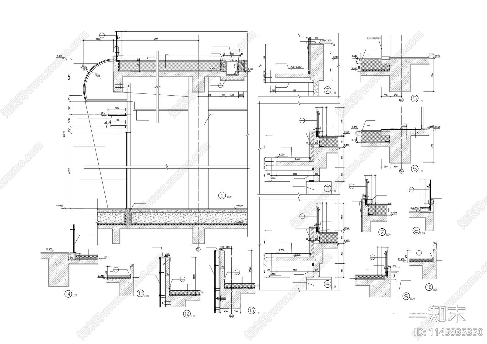 北站综合交通枢纽配套工程建筑cad施工图下载【ID:1145935350】