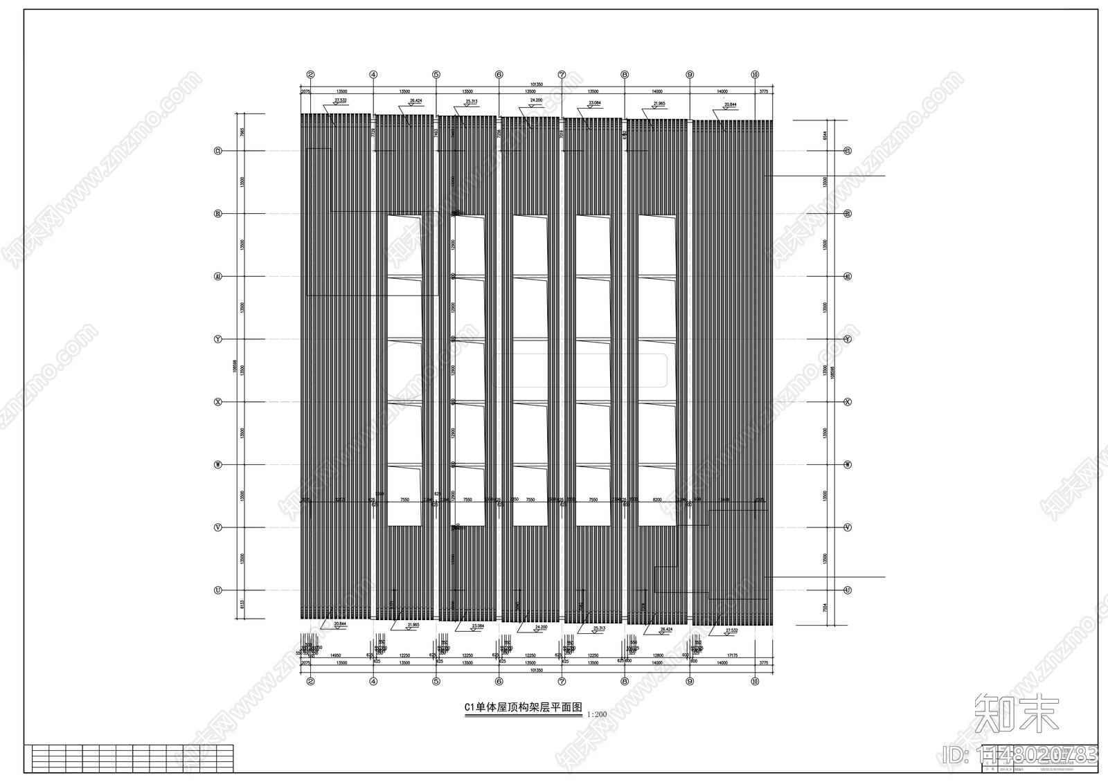 大型商场建筑cad施工图下载【ID:1148020783】