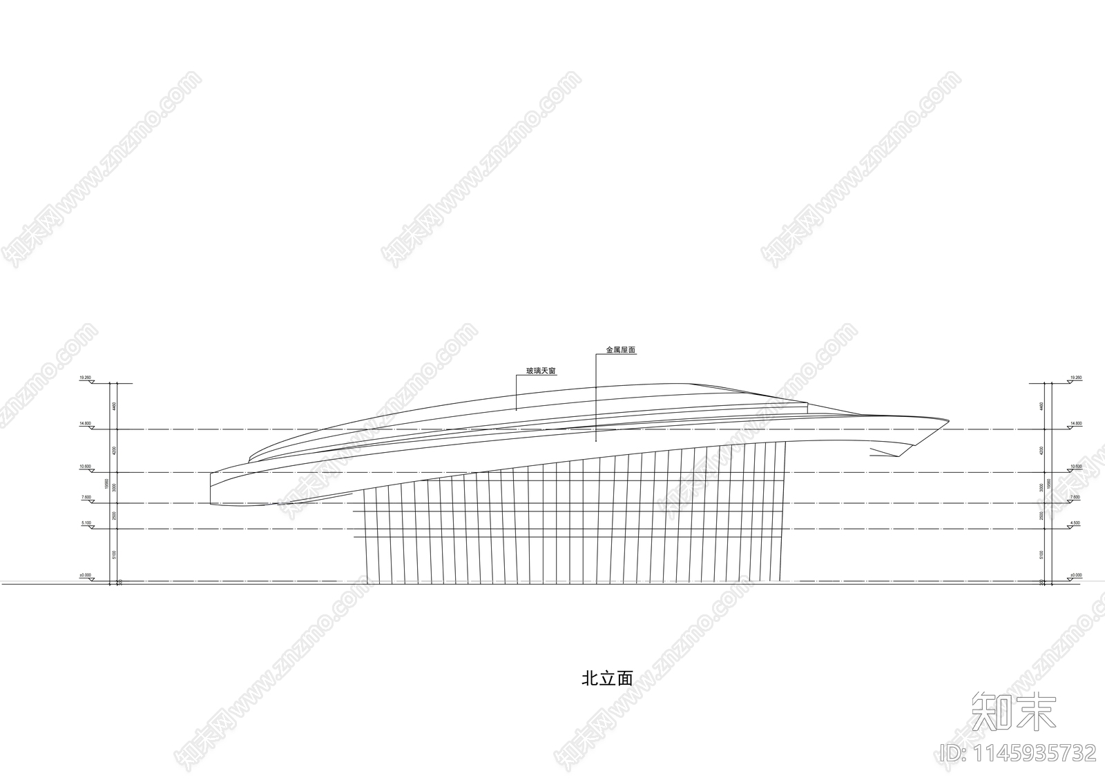 宁波远大会所建筑cad施工图下载【ID:1145935732】