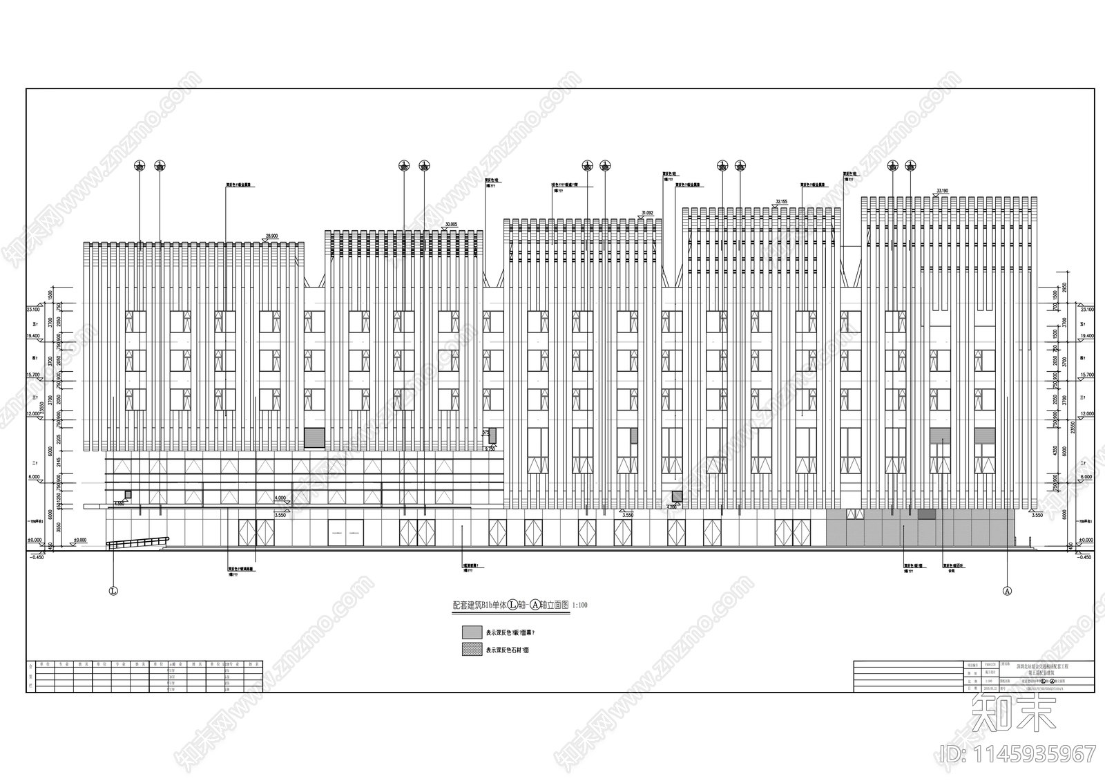 综合交通枢纽配套工程建筑cad施工图下载【ID:1145935967】