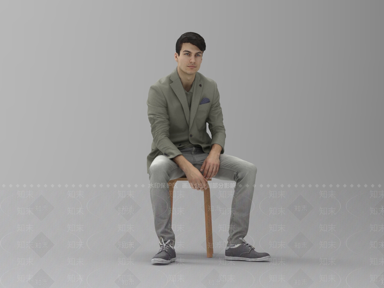 男士SU模型下载【ID:1145938856】