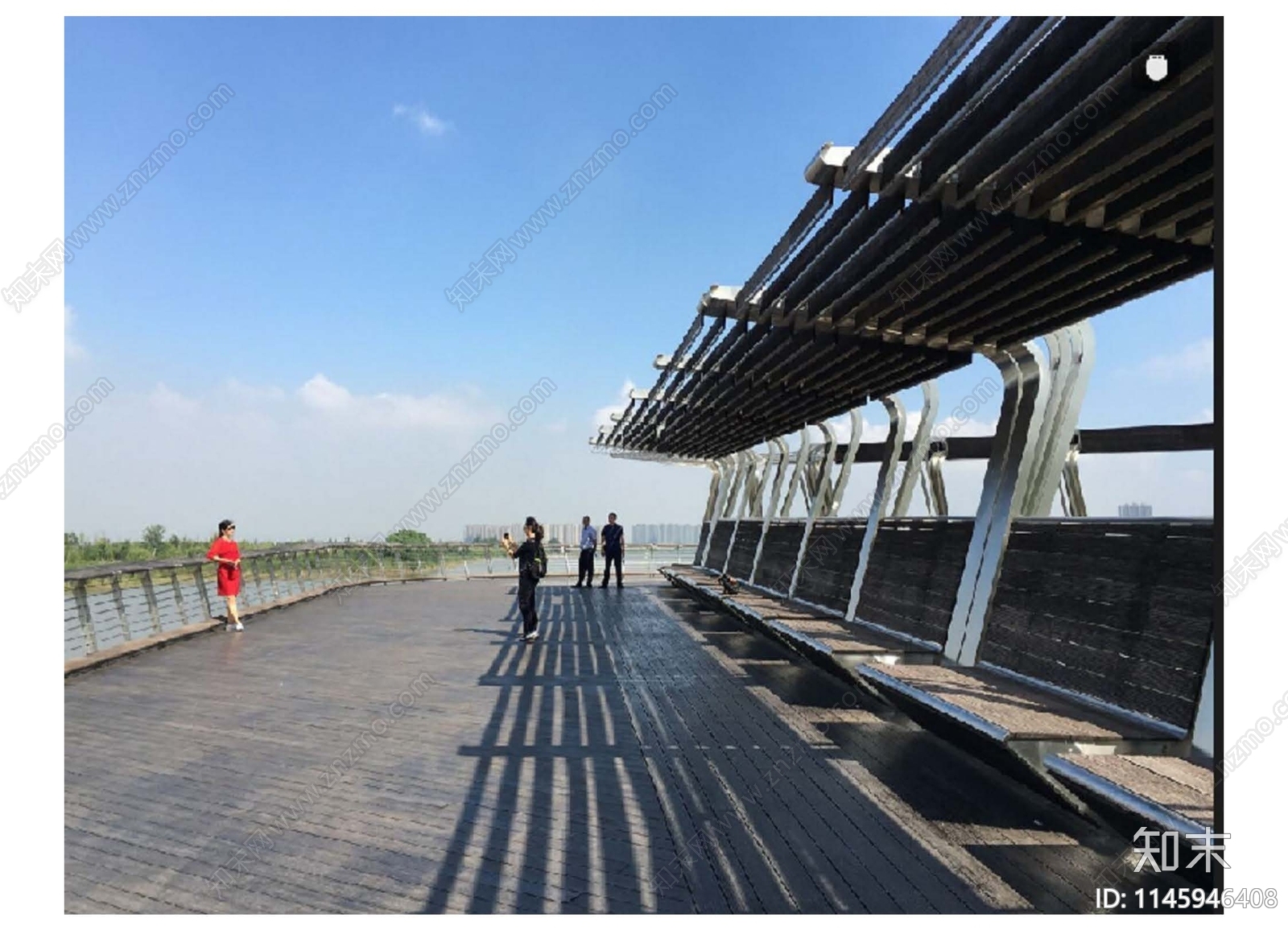廊架景观cad施工图下载【ID:1145946408】