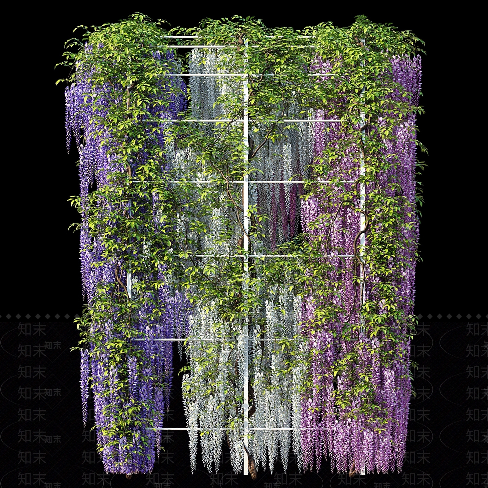 现代藤蔓拱门3D模型下载【ID:1145970414】
