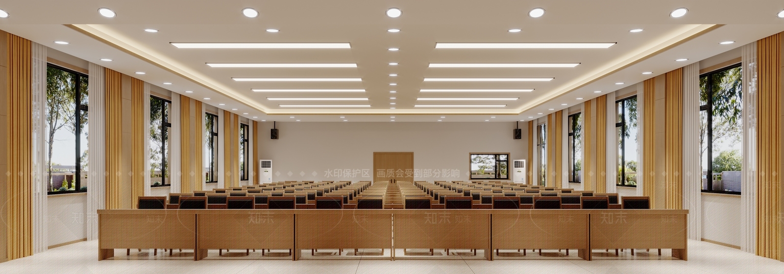 现代报告厅3D模型下载【ID:1145976781】
