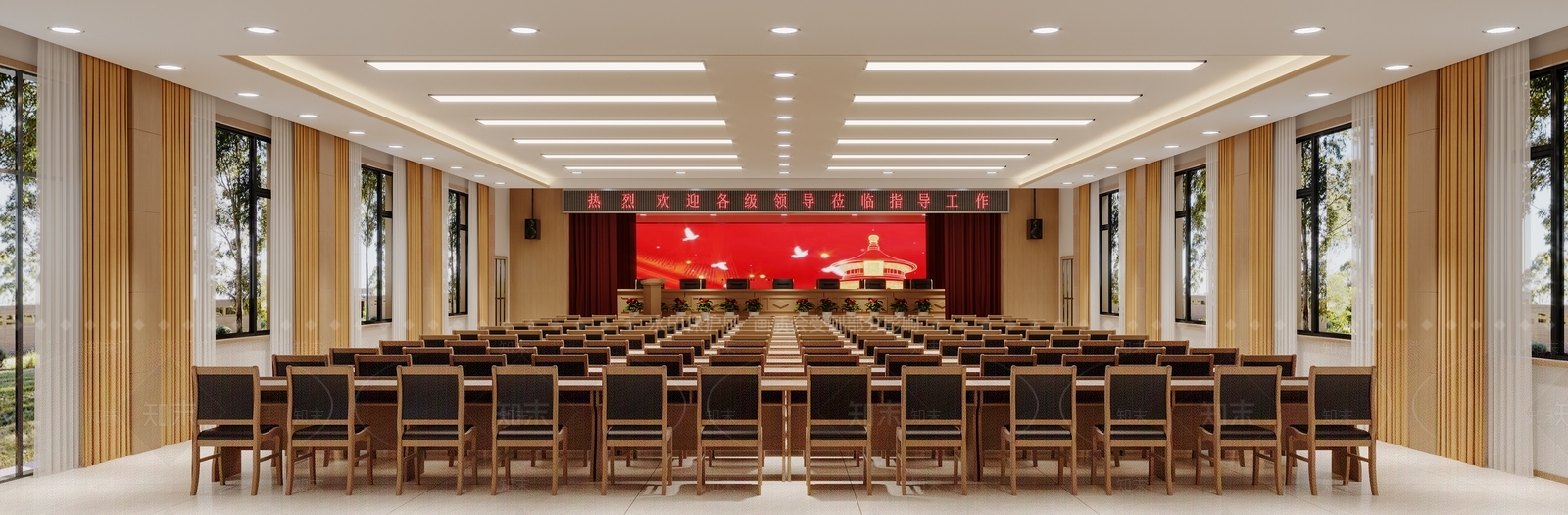 现代报告厅3D模型下载【ID:1145976781】