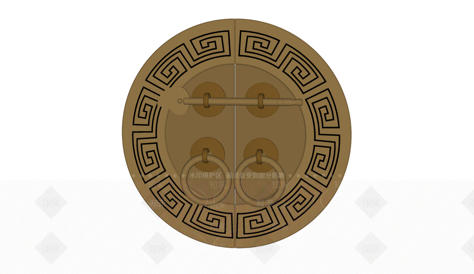 简欧柜门拉手SU模型下载【ID:1145987624】