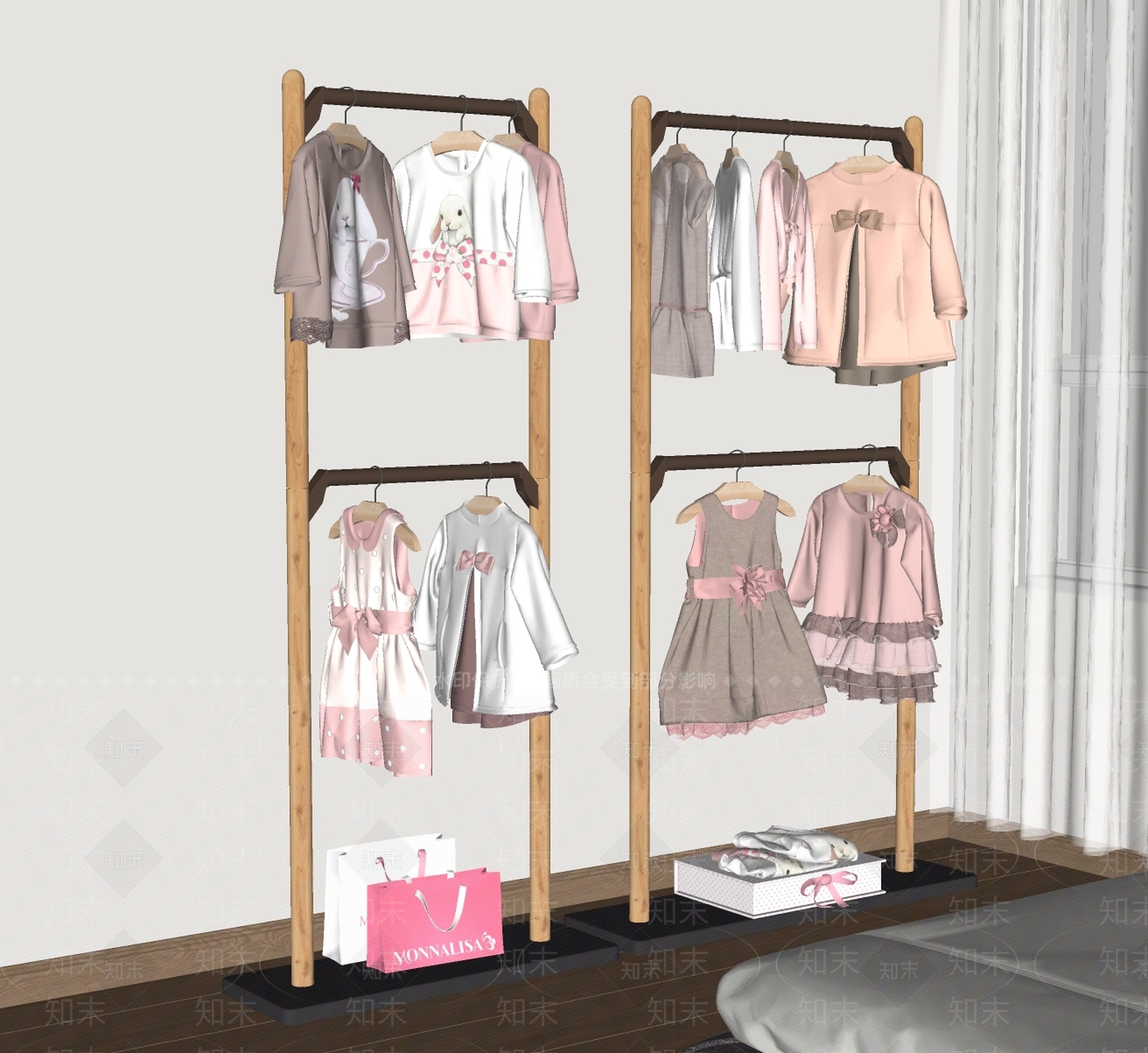 儿童服饰SU模型下载【ID:1146019203】