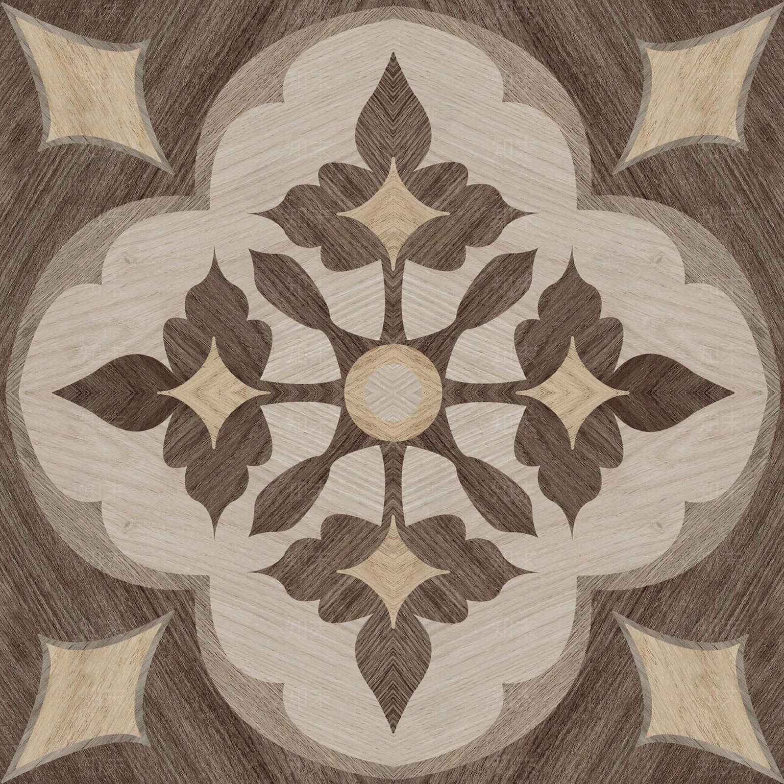 棕色艺术拼花木纹砖贴图下载【ID:1146024483】