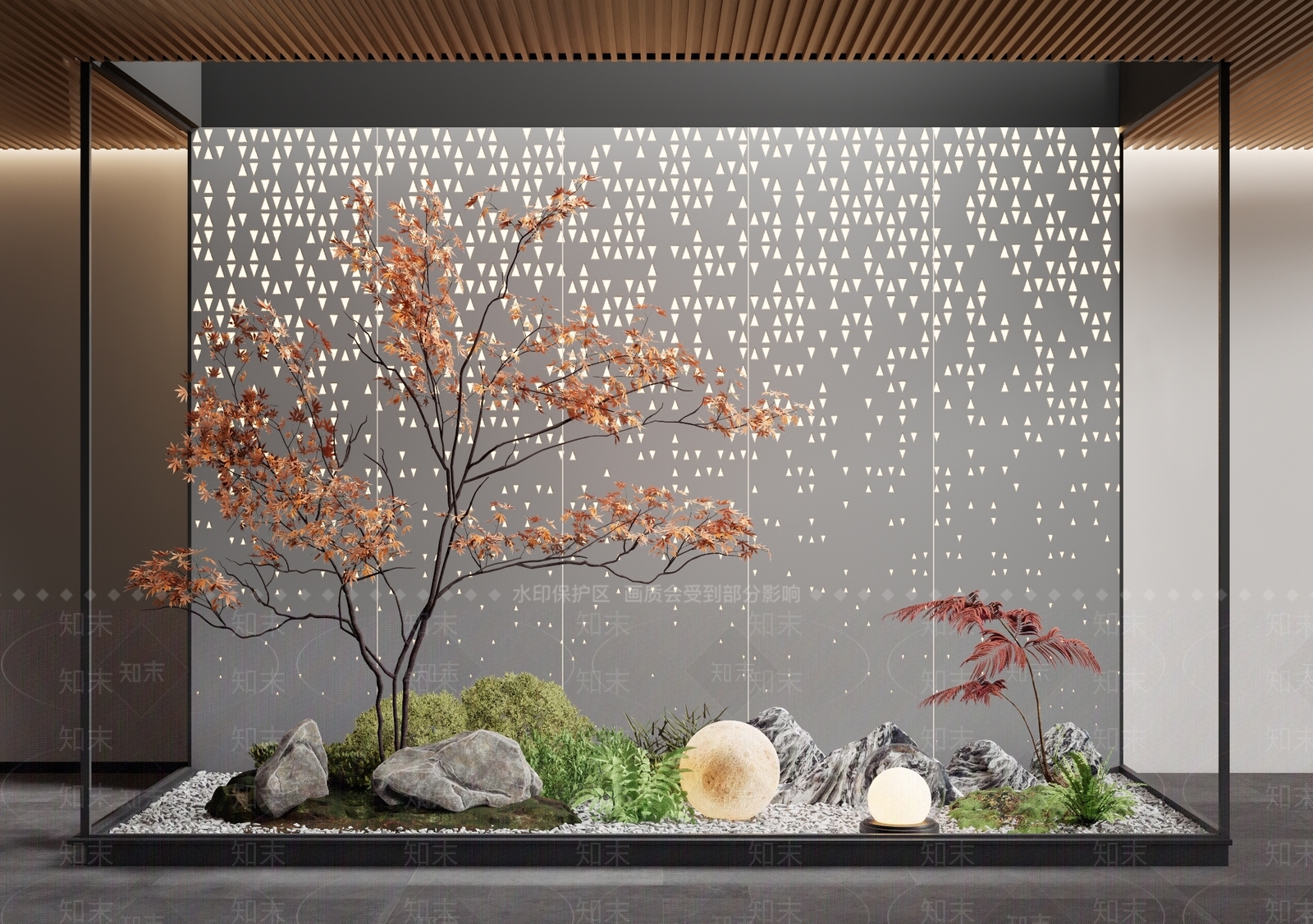 室内景观3D模型精品下载_3dmax模型_知末网