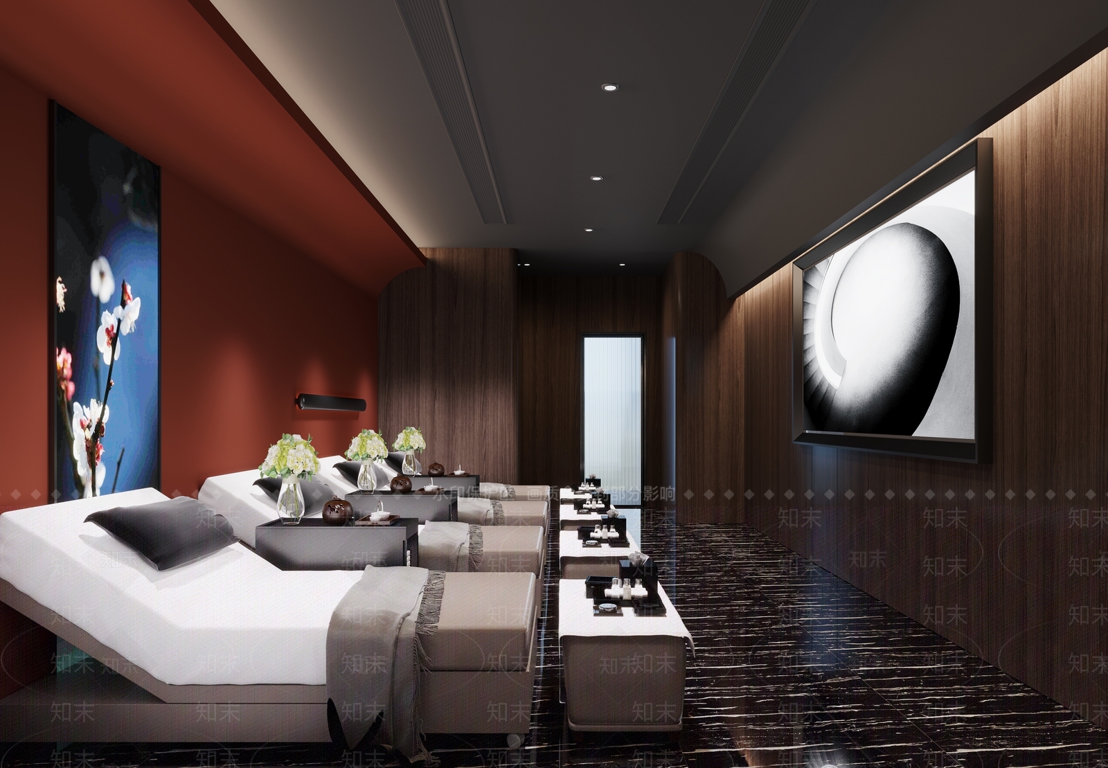 新中式洗浴中心3D模型下载【ID:1146047200】