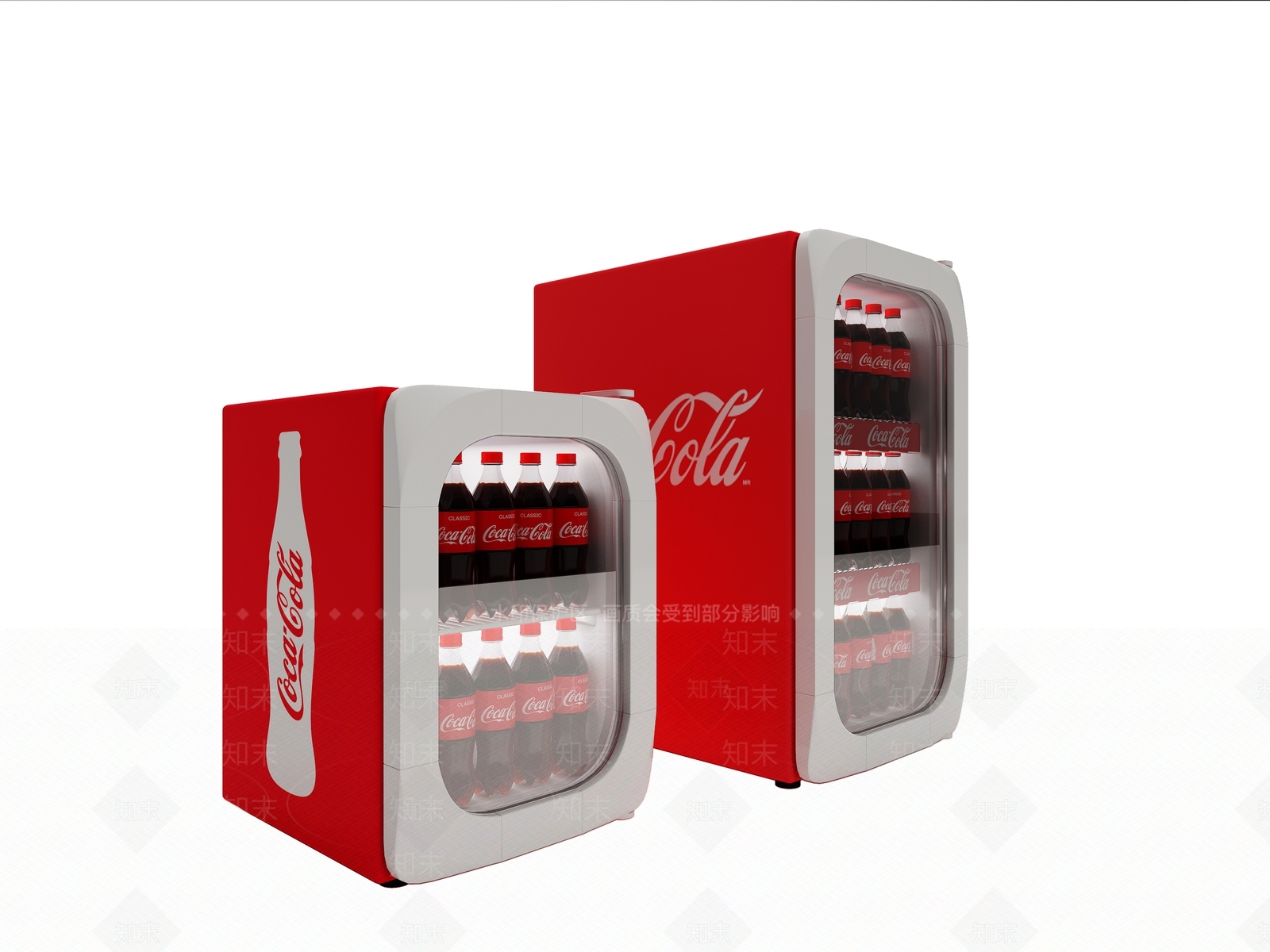 小冰箱冰柜3D模型下载【ID:1146056067】