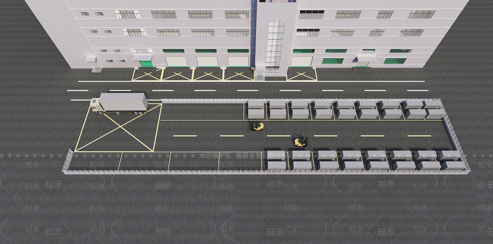 现代工业厂房3D模型下载【ID:1146063064】