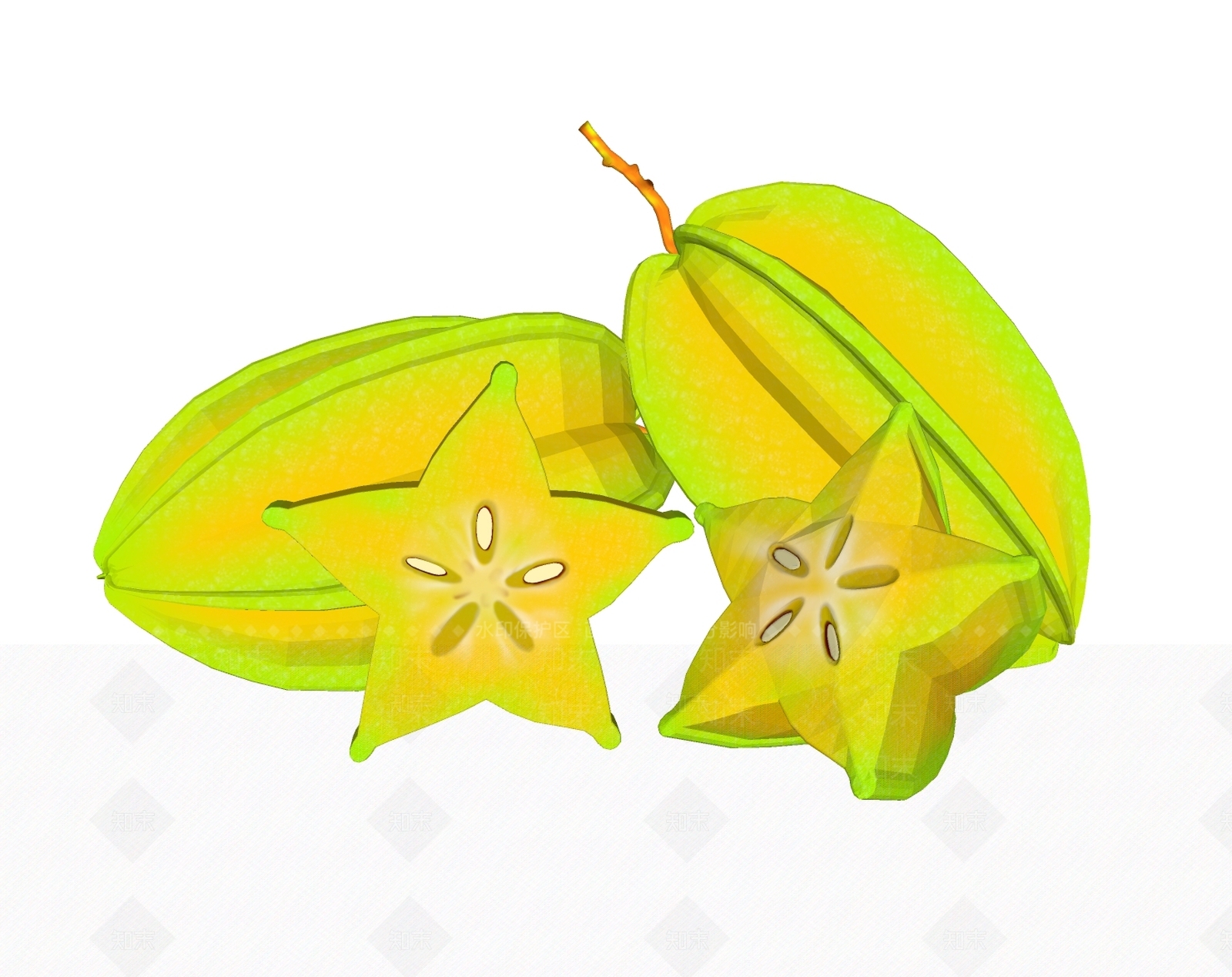 杨桃SU模型下载【ID:1146090011】
