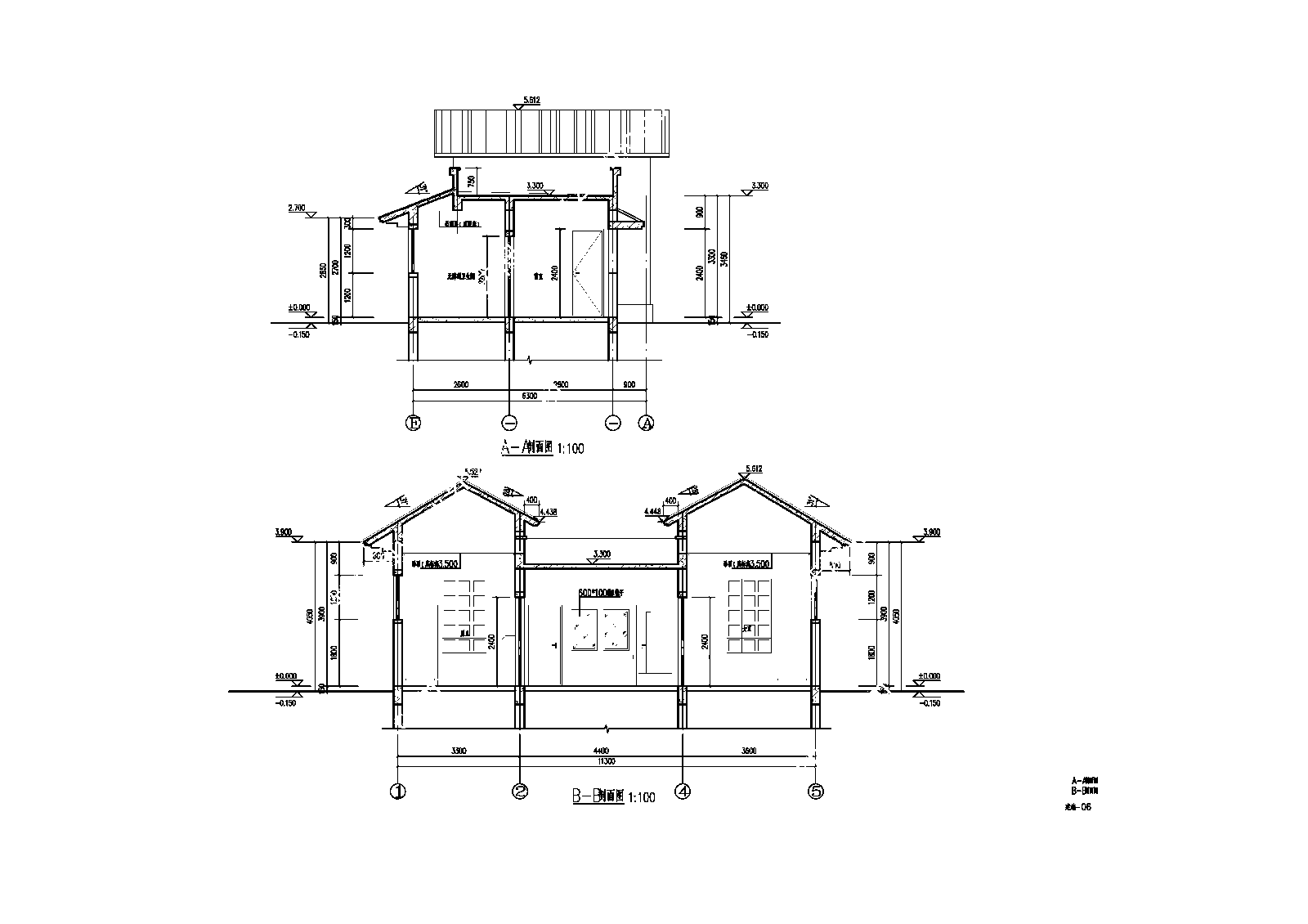 农贸市场管理房建筑cad施工图下载【ID:1146097676】