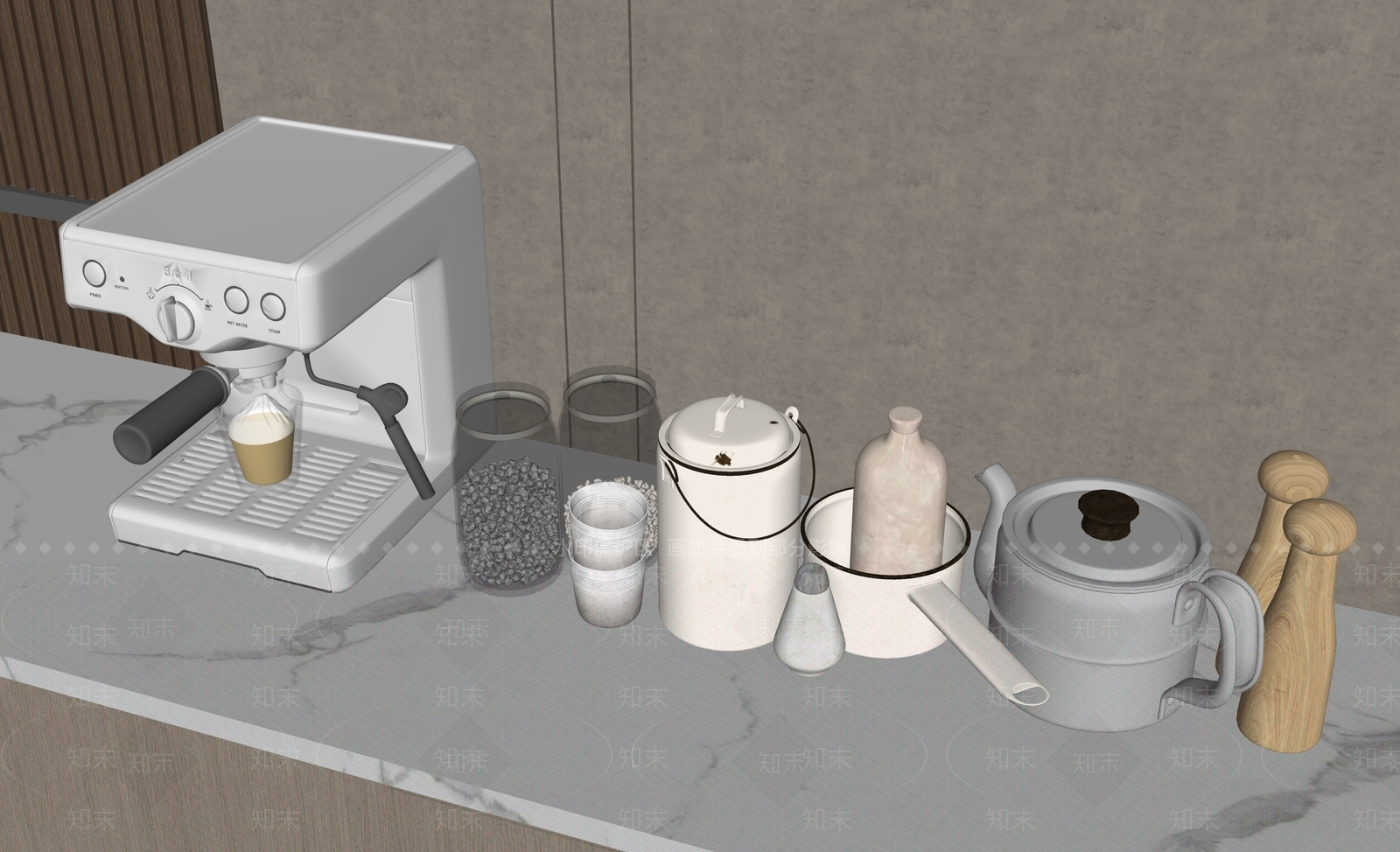 厨房用品SU模型下载【ID:1146108884】