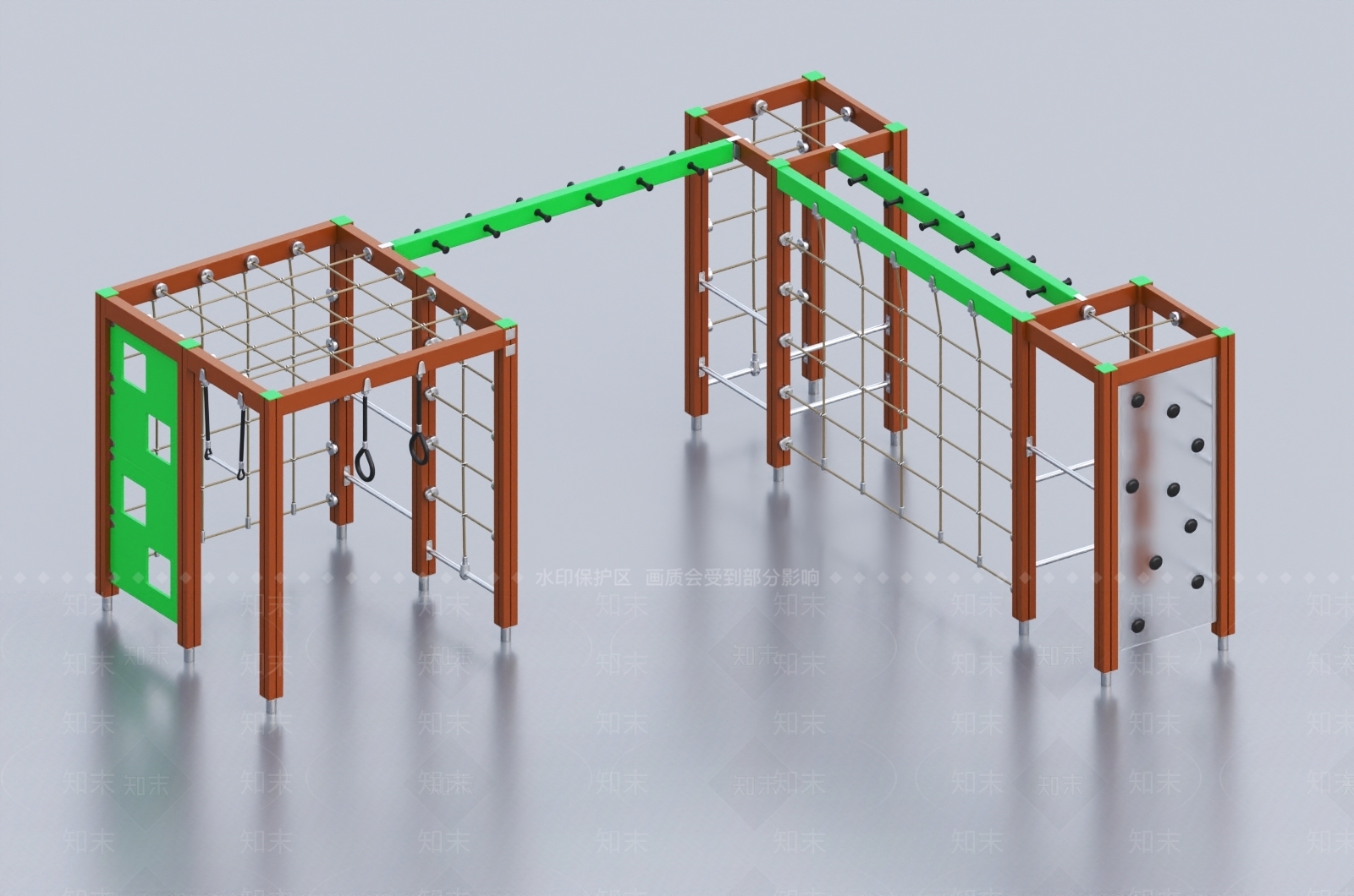 游乐场设施3D模型下载【ID:1146119046】