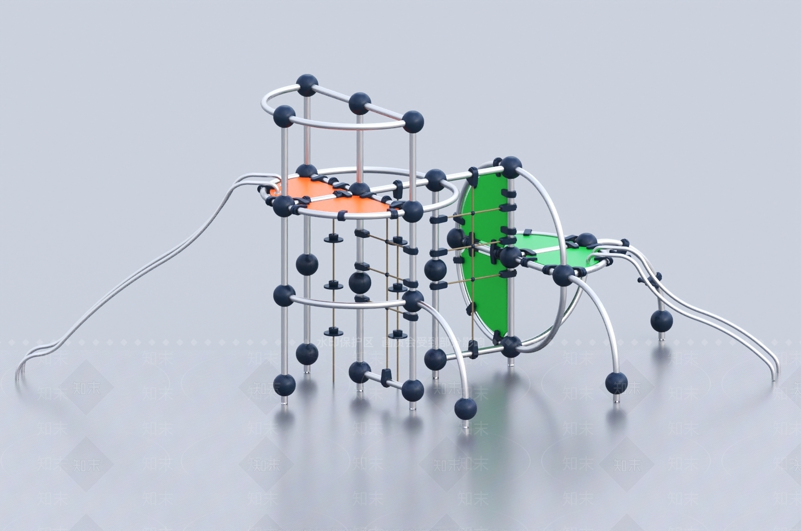 游乐场设施3D模型下载【ID:1146119156】