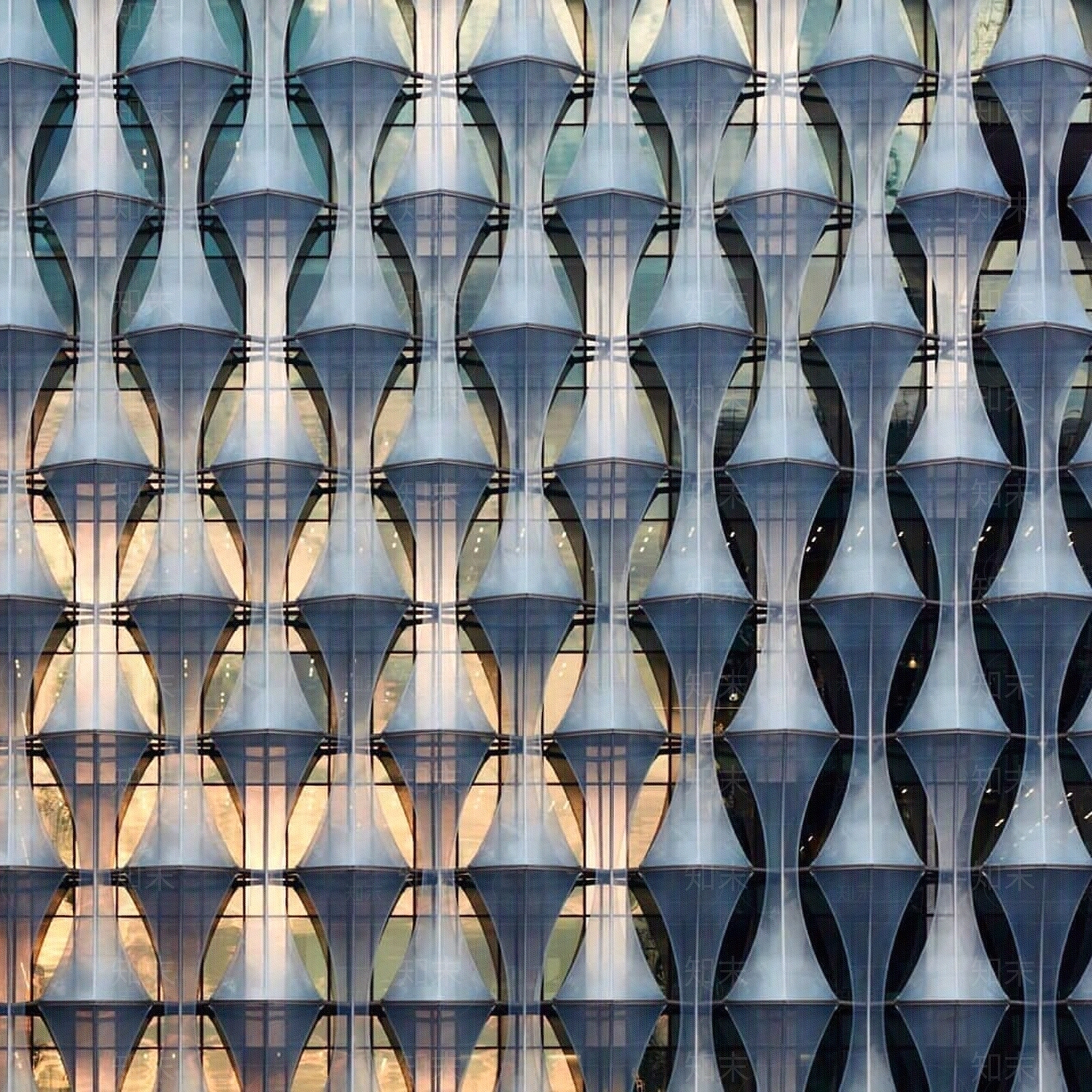 异形写字楼建筑立面纹理贴图下载【ID:1146126179】