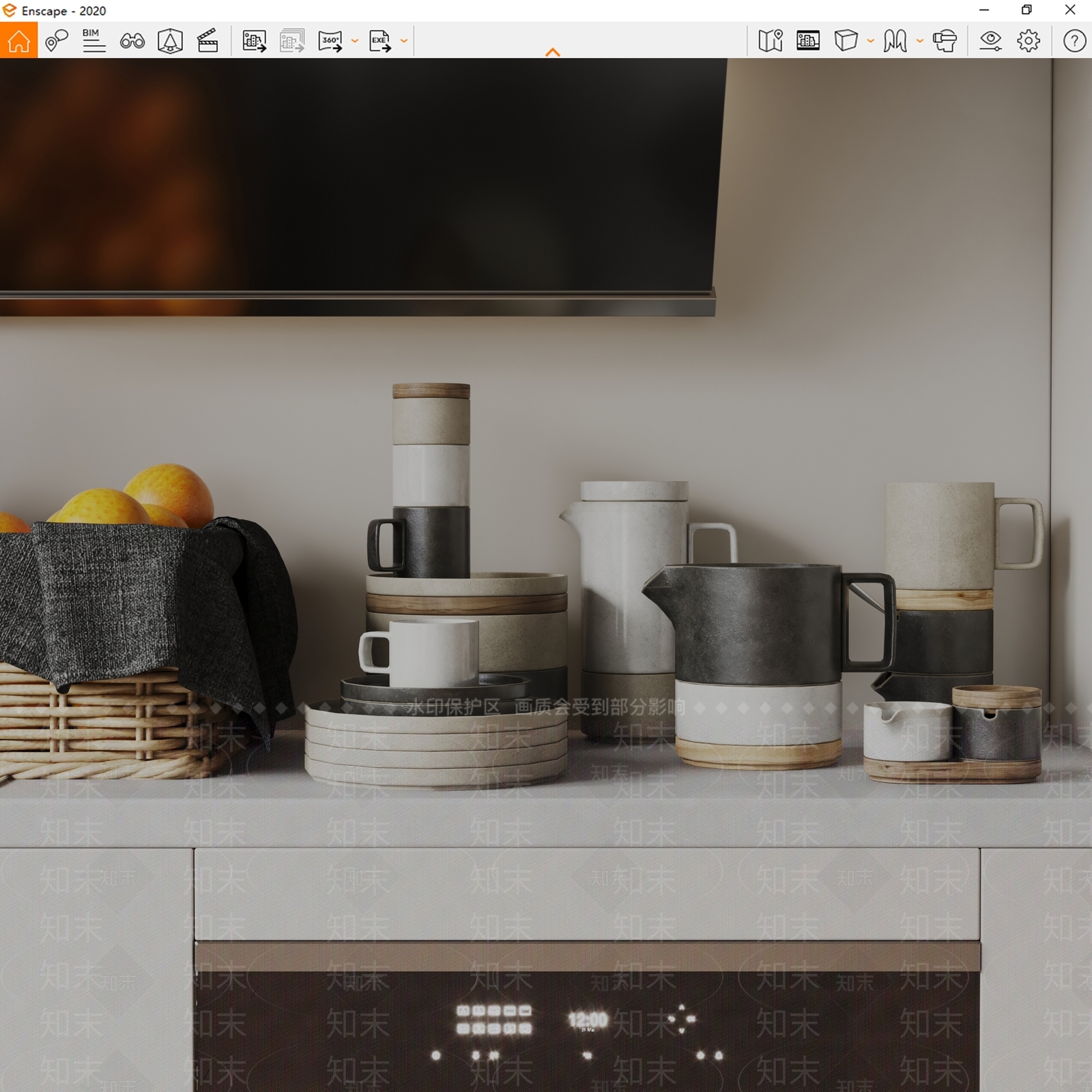 餐具SU模型下载【ID:1146127820】