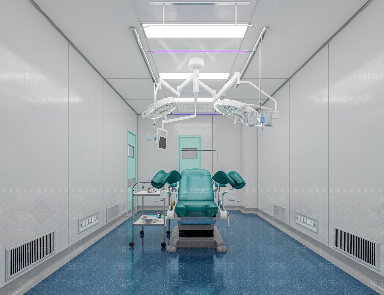现代医院手术室3D模型下载【ID:1146132821】