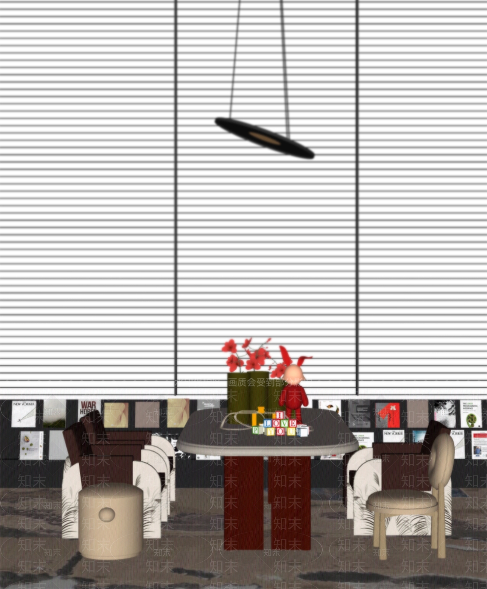 幼儿园内部SU模型下载【ID:1147366126】