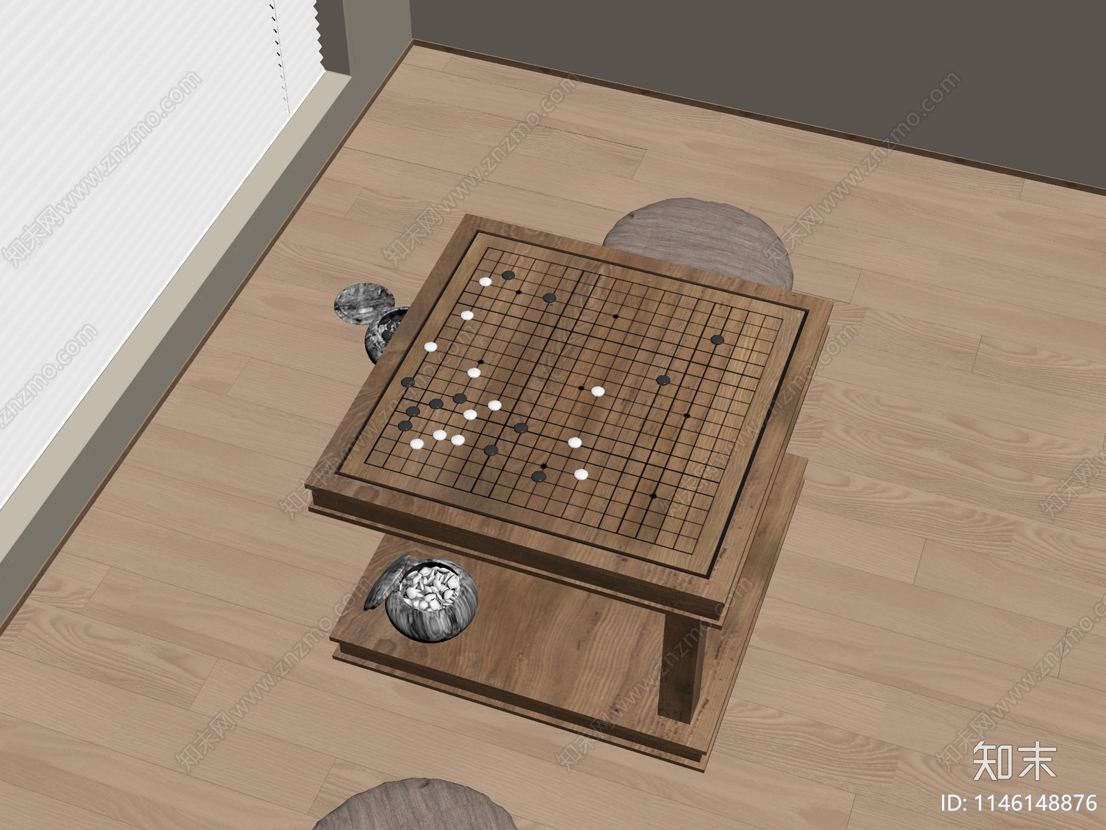 围棋SU模型下载【ID:1146148876】