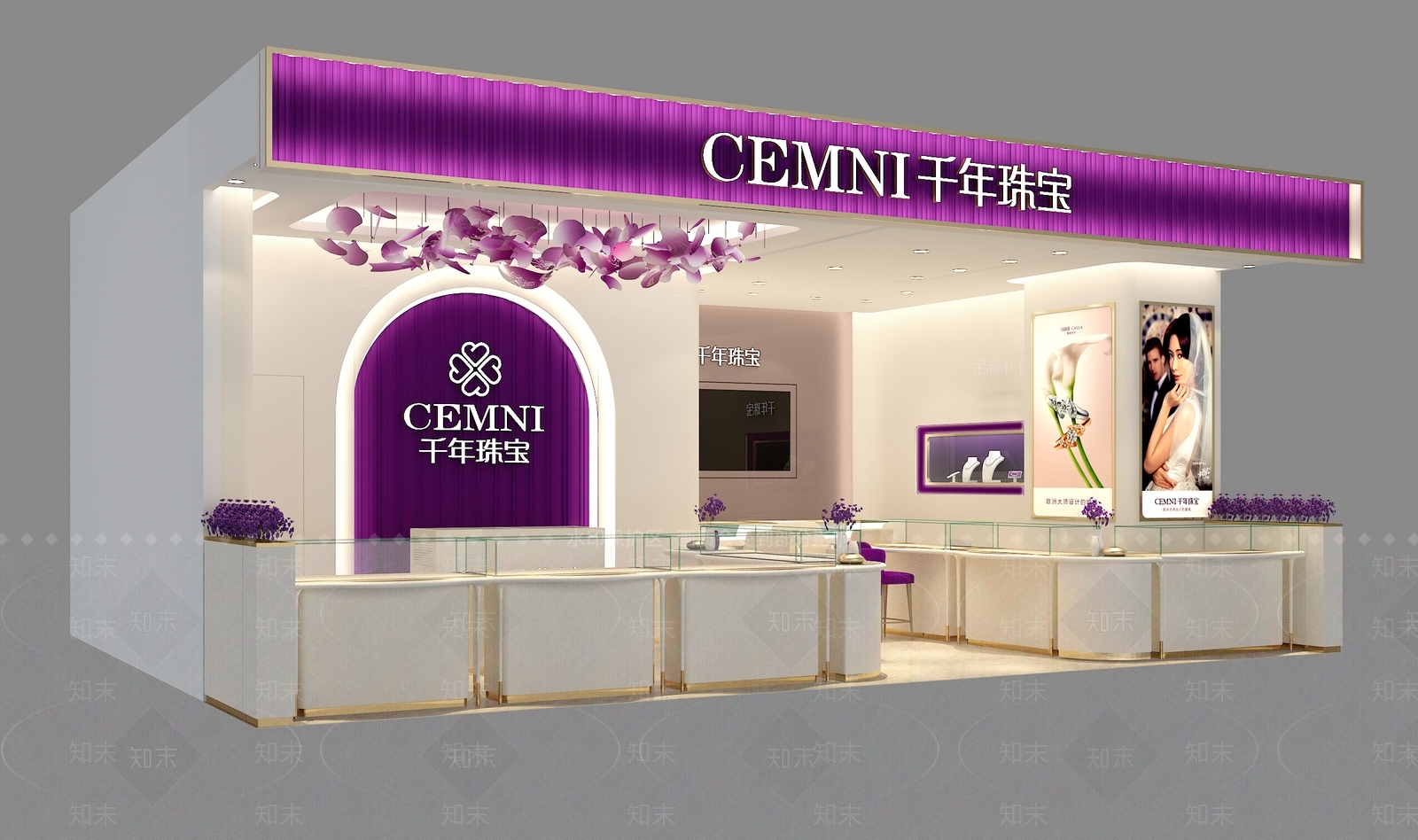 现代赛格千年珠宝店3D模型下载【ID:1146153361】