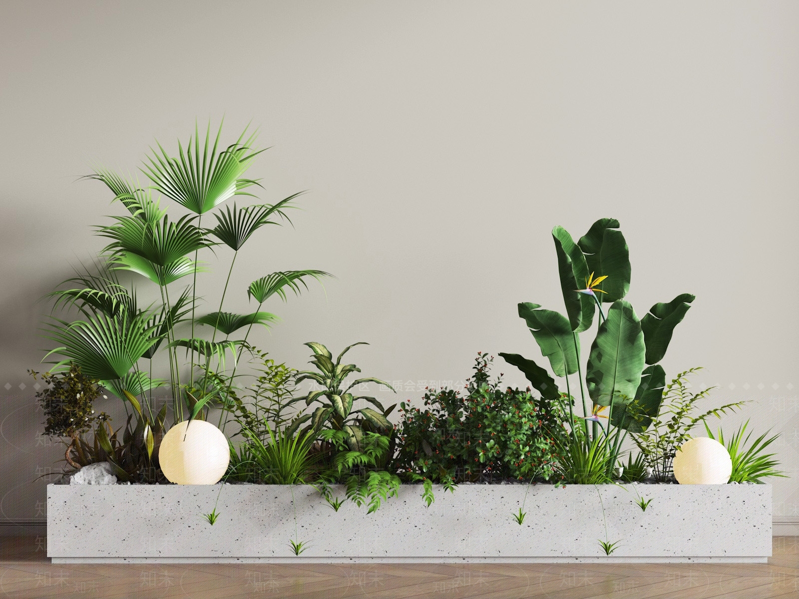 植物堆3D模型下载【ID:1146167124】