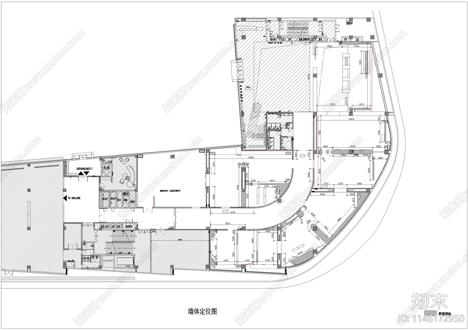 卢浮宫平面图cad施工图下载【ID:1146172950】