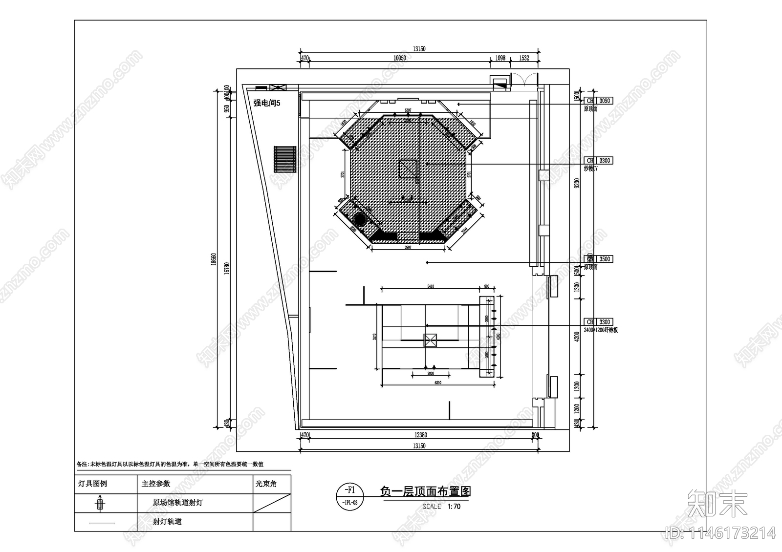 城墙馆展厅cad施工图下载【ID:1146173214】