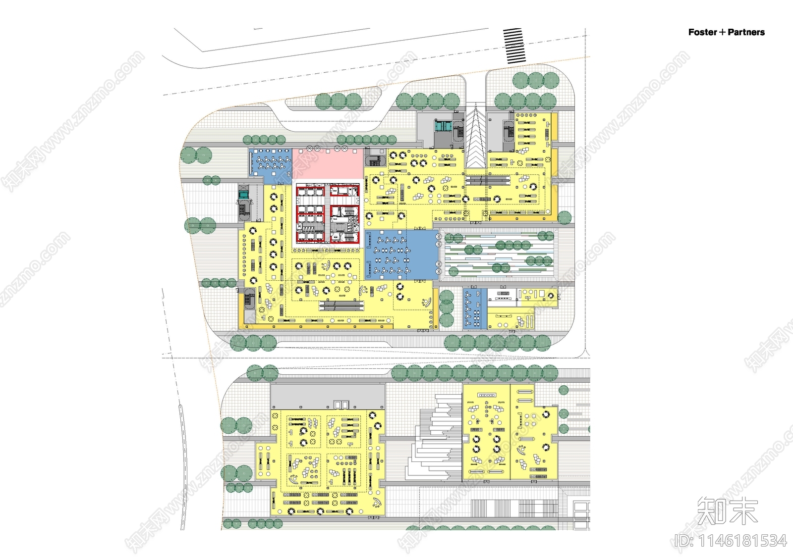 深圳万象天地建筑cad施工图下载【ID:1146181534】