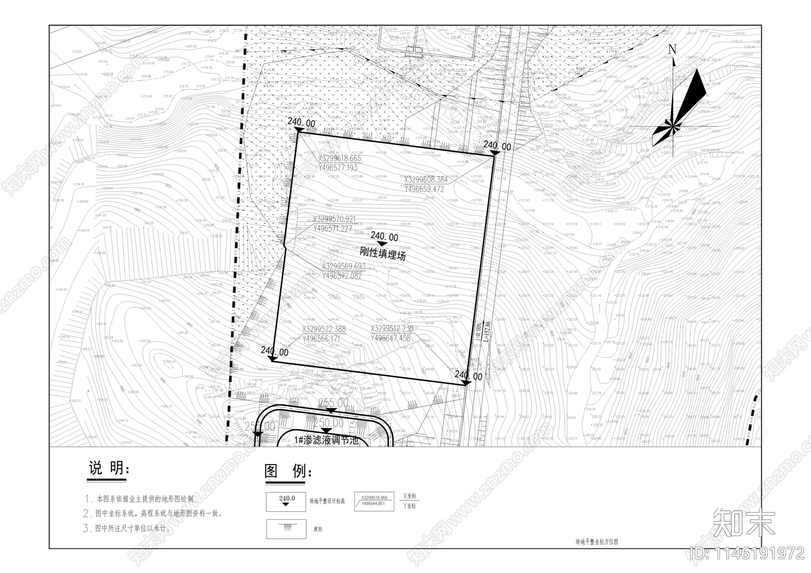 经开区工业废弃物处置中心建筑cad施工图下载【ID:1146191972】