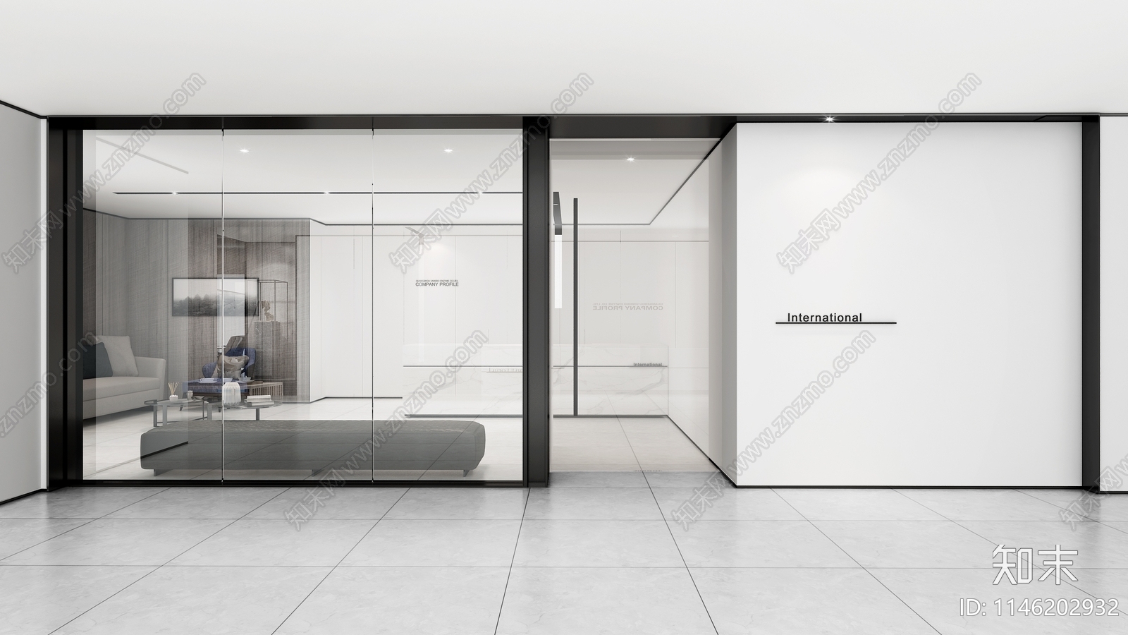 深圳英龙商务大厦570m²办公室施工图下载【ID:1146202932】