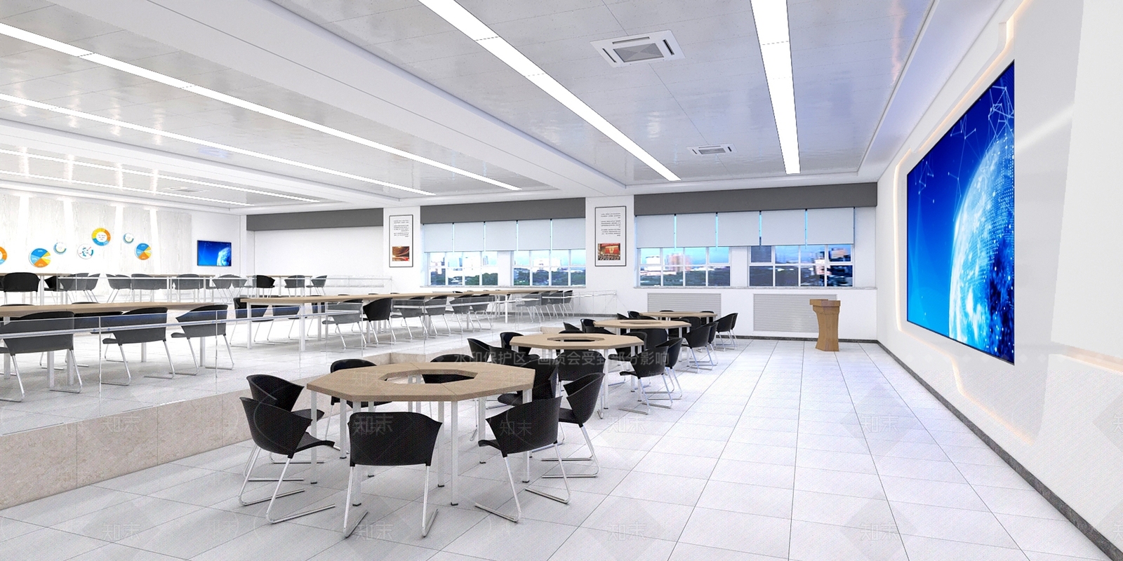 现代学校实验室3D模型下载【ID:1146217884】