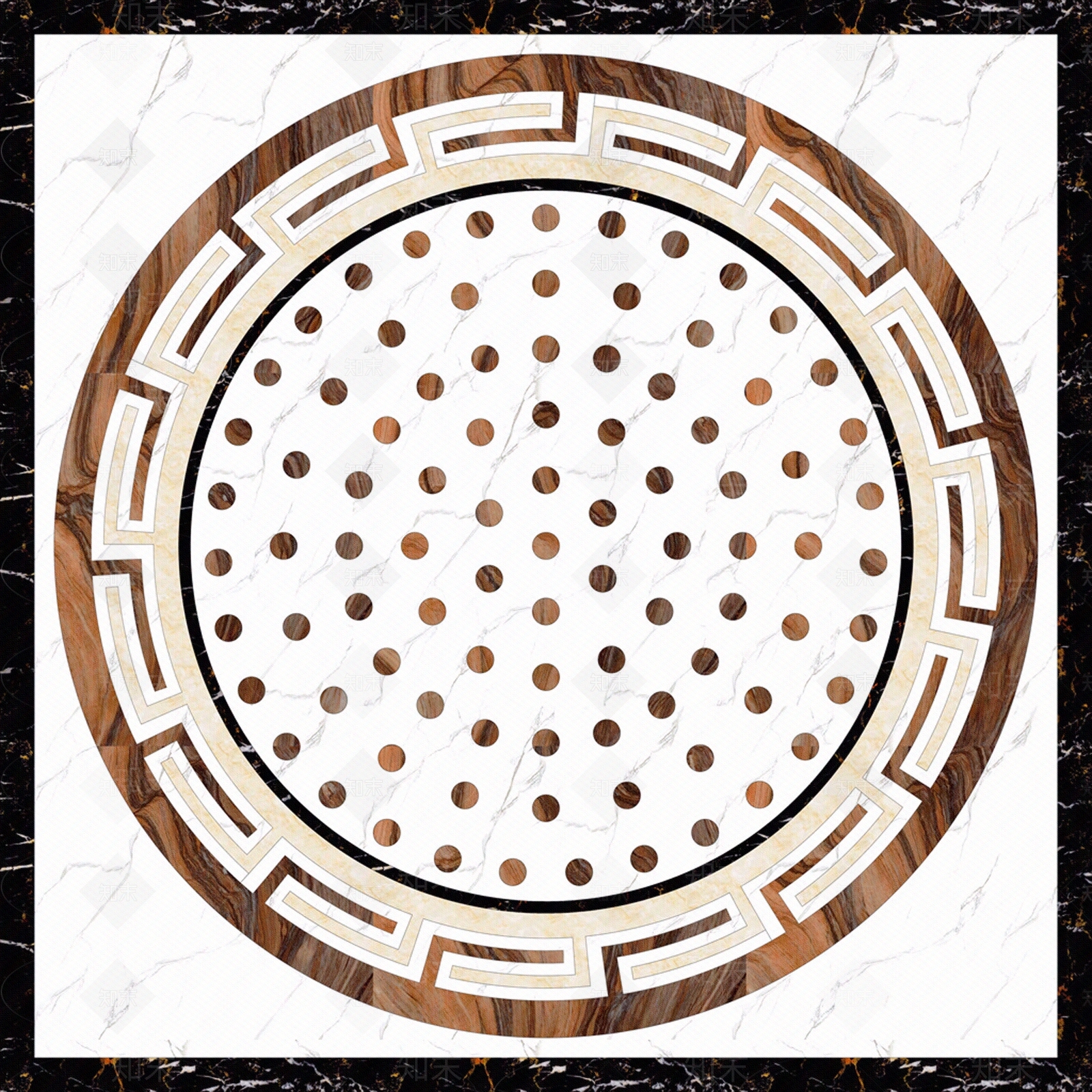 中式地面水刀拼花贴图下载【ID:1146230976】