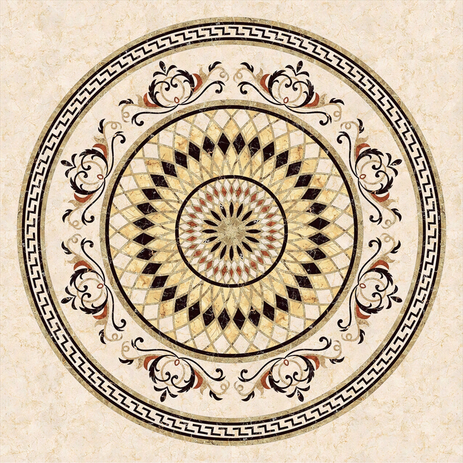 欧式石材拼花地面贴图下载【ID:1146231220】