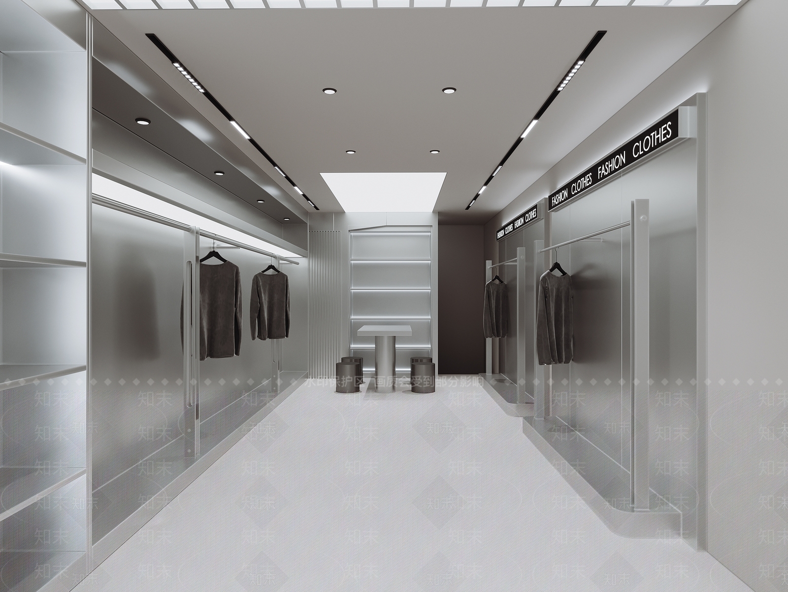 现代服装鞋店3D模型下载【ID:1146238610】