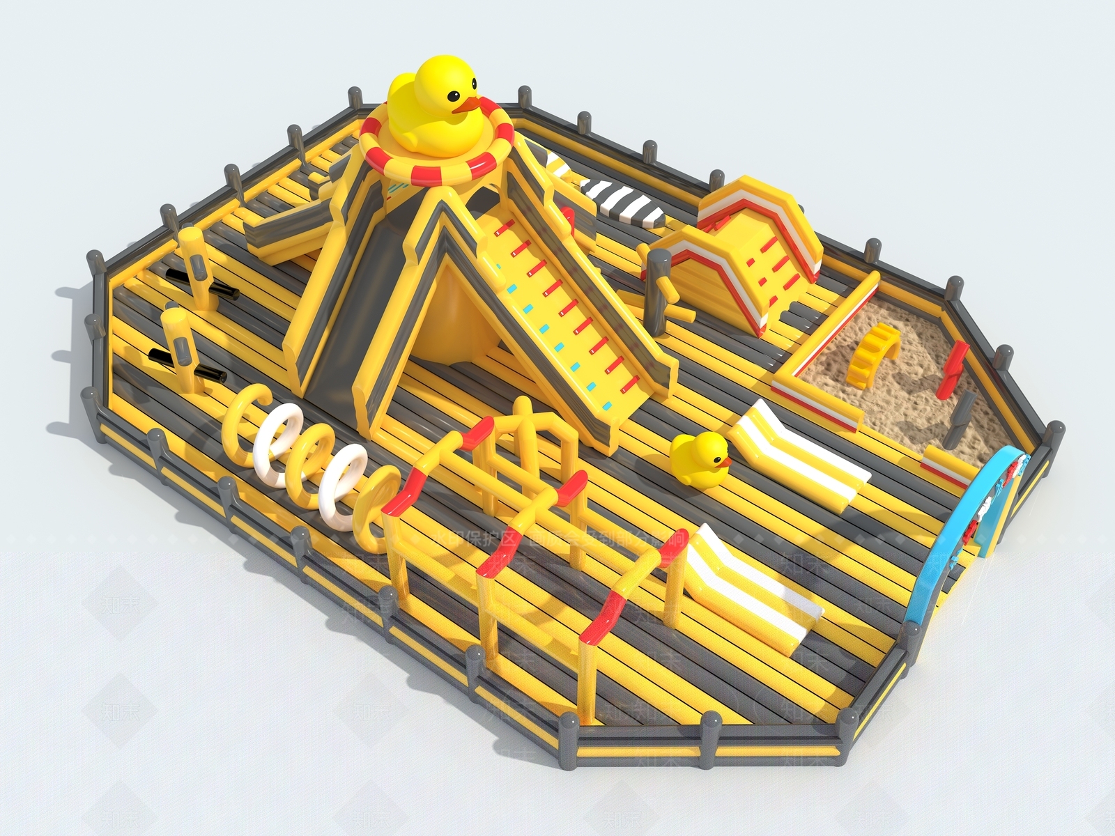 充气城堡SU模型下载【ID:1146239932】