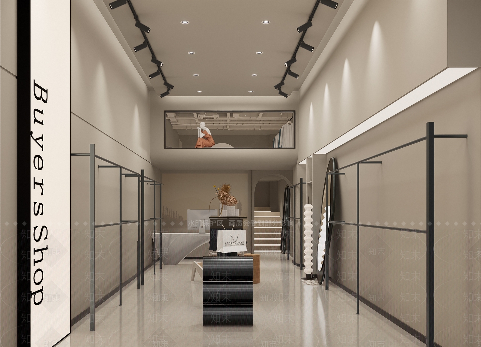 现代服装店3D模型下载【ID:1146271661】