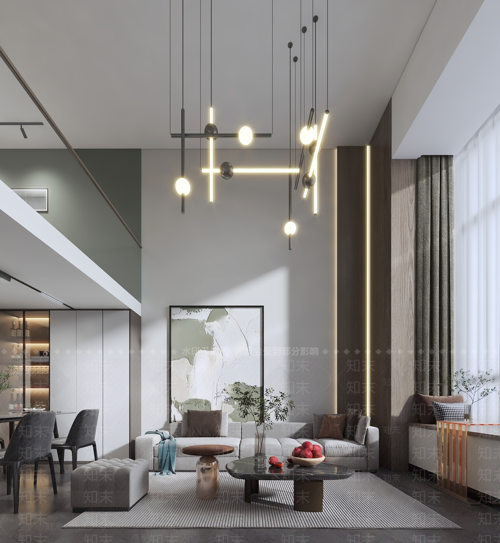 现代单身公寓3D模型下载【ID:1146281638】