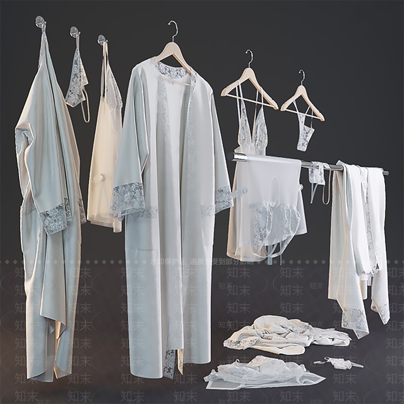 现代服装SU模型下载【ID:1146308303】