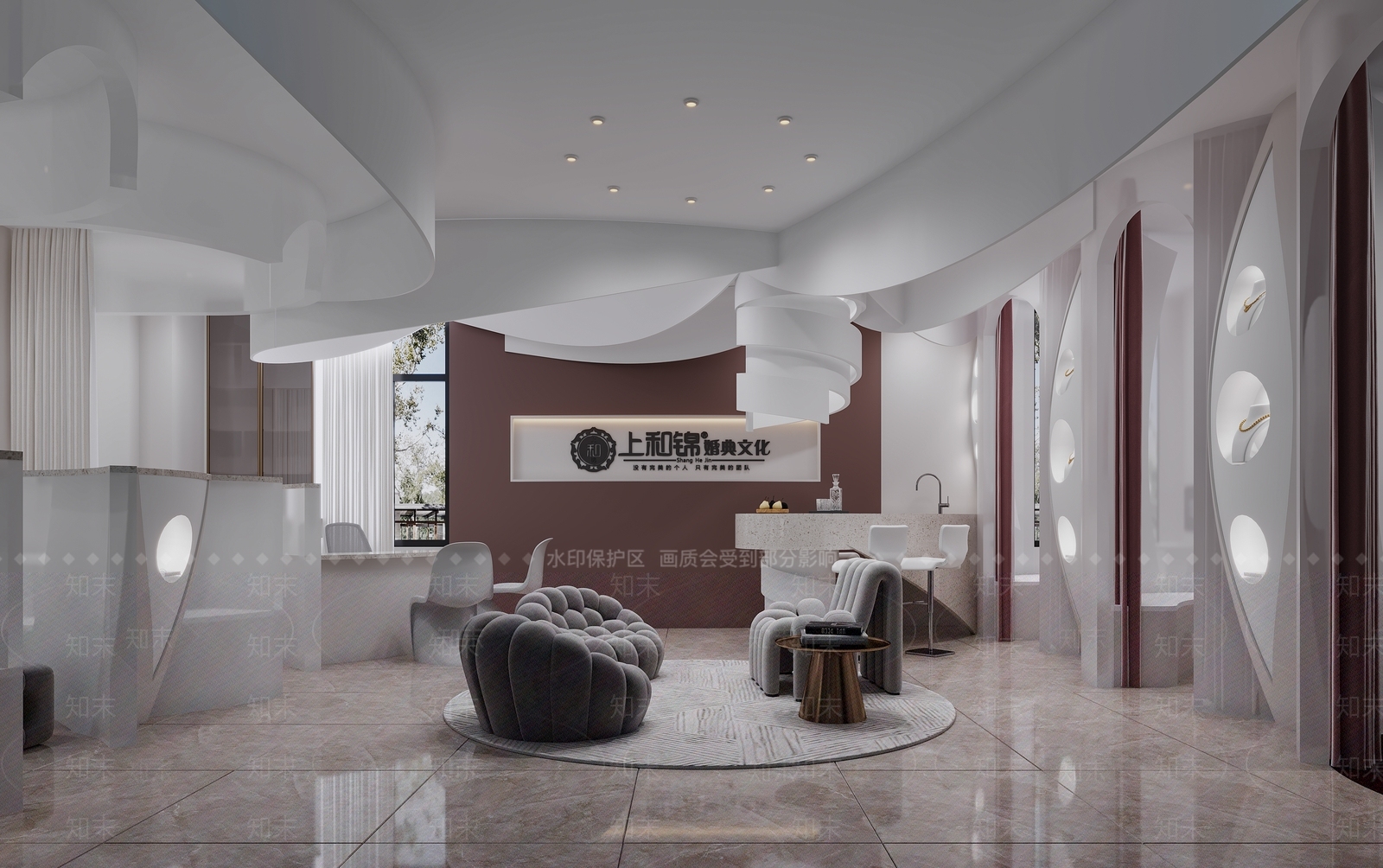 现代婚纱摄影店3D模型下载【ID:1146314028】