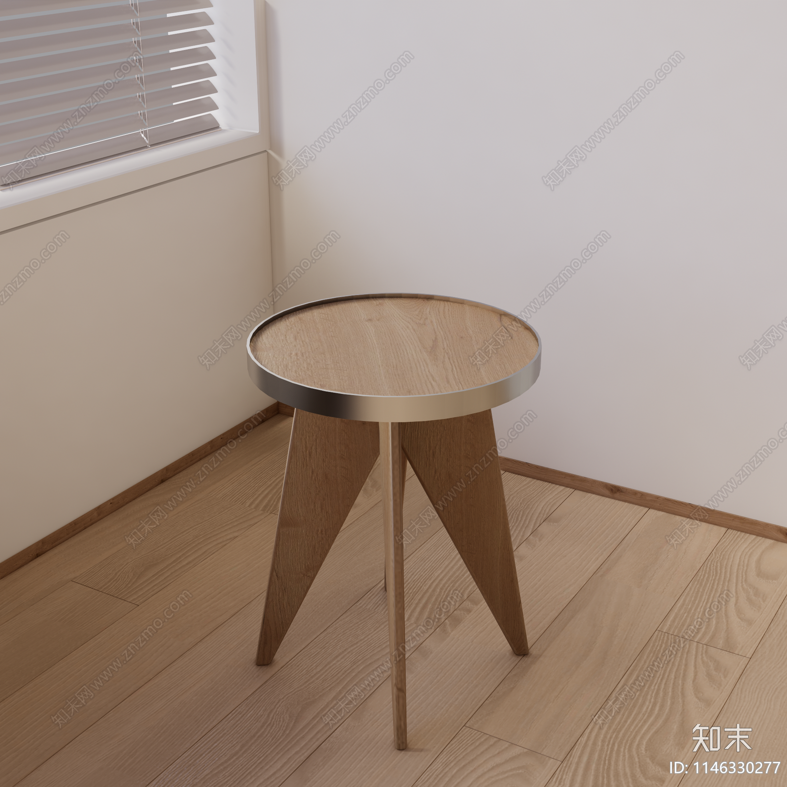 现代简约边几角几3D模型下载【ID:1146330277】